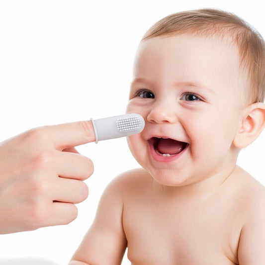 Periuță de dinți degetar pentru bebeluși