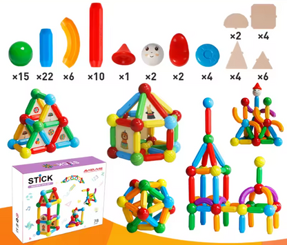 Set de piese magnetice pentru copii