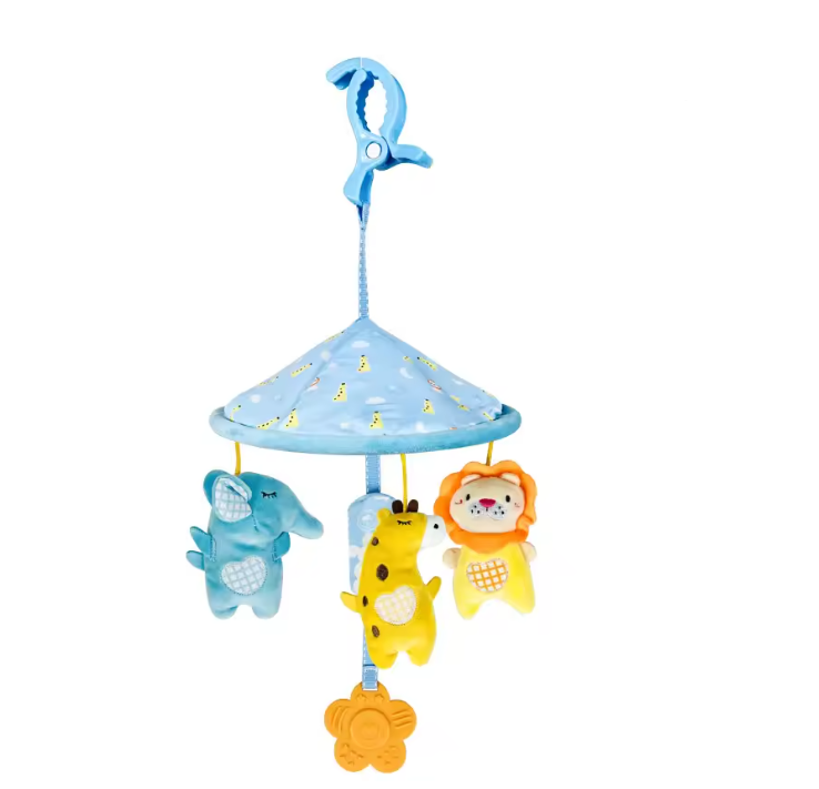 Jucărie muzicală cu clopoței pentru pătuț și cărucior bebeluși