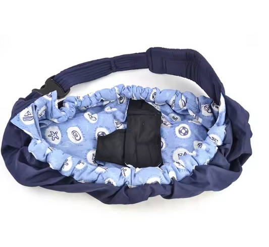 Marsupiu bebeluși din bumbac pentru purtare și alăptare