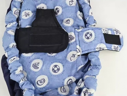 Marsupiu bebeluși din bumbac pentru purtare și alăptare