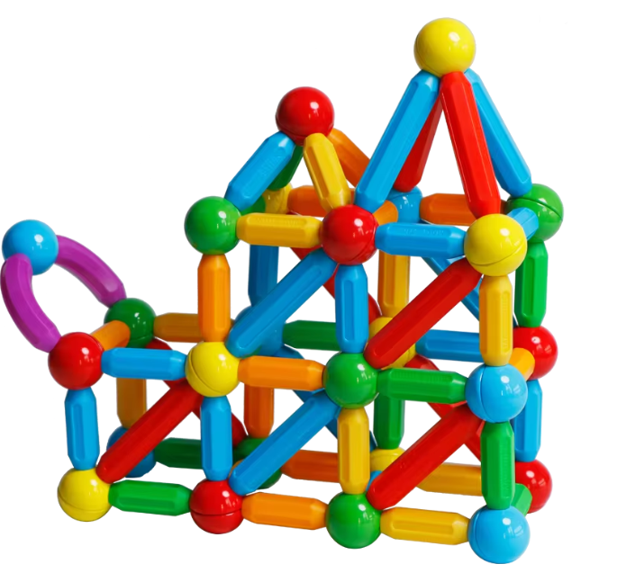 Set de piese magnetice pentru copii