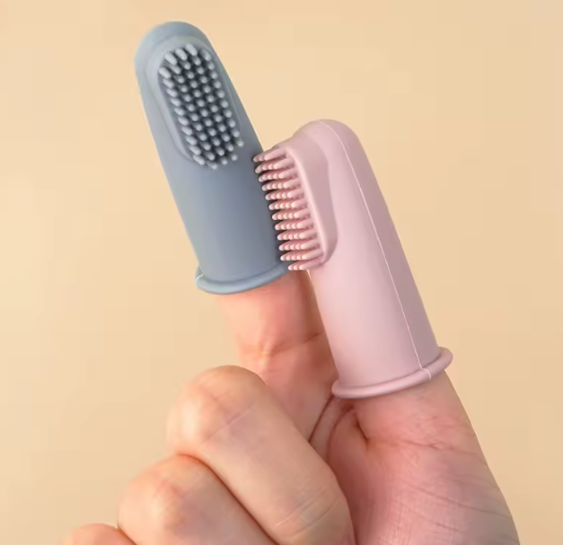 Periuță de dinți degetar pentru bebeluși