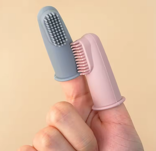 Periuță de dinți degetar pentru bebeluși